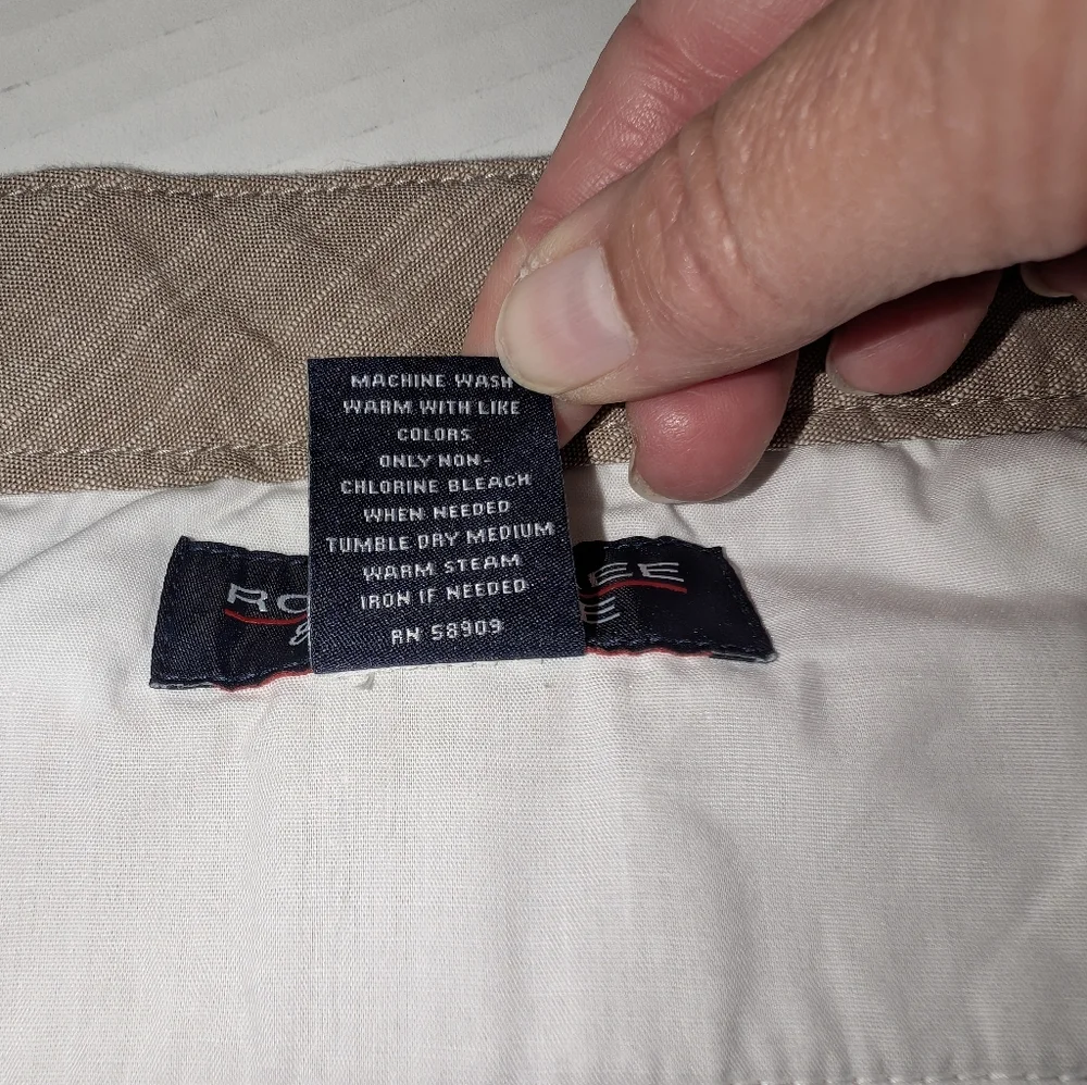 Roundtree Yorke Big‎ Mans Casual Tan Shorts Size 50 NEW
